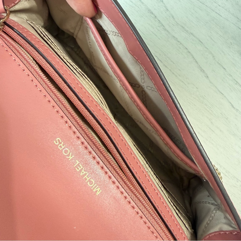 New Michael Kors Bellamie Embellished Large East West Clutch/Shoulder Bag - Picture 13 of 13